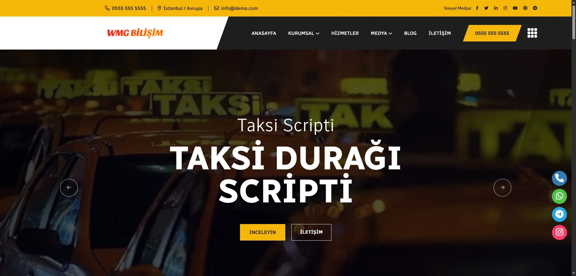 Taksi Sitesi Scripti v2